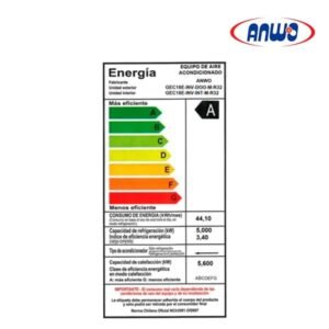 Aire acondicionado Split Cassette Inverter 24000 BTU Anwo 8 Vias R32 220V