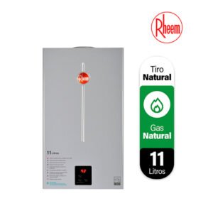 Calefont 11 litros Gas Natural Tiro Natural Rheem