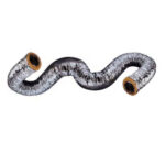 Ducto Flexible Aluminio 12" Largo 7,6 mts