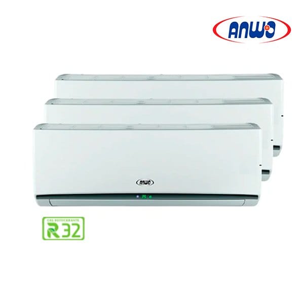 Multisplit-Muro-21000-BTU-Inverter-Anwo-3-Unidades-R32 Multisplit Muro 21000 BTU Inverter Anwo 3 Unidades R32