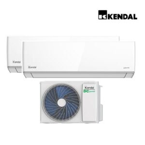 Multisplit 21.000 BTU KENDAL Inverter Frio y Calor R32 c/2 UI (1x9 + 1x12)