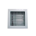 Rejilla aleta doble reflexion para inyeccion(RI) 60x30CM de aluminio con regulador de caudal