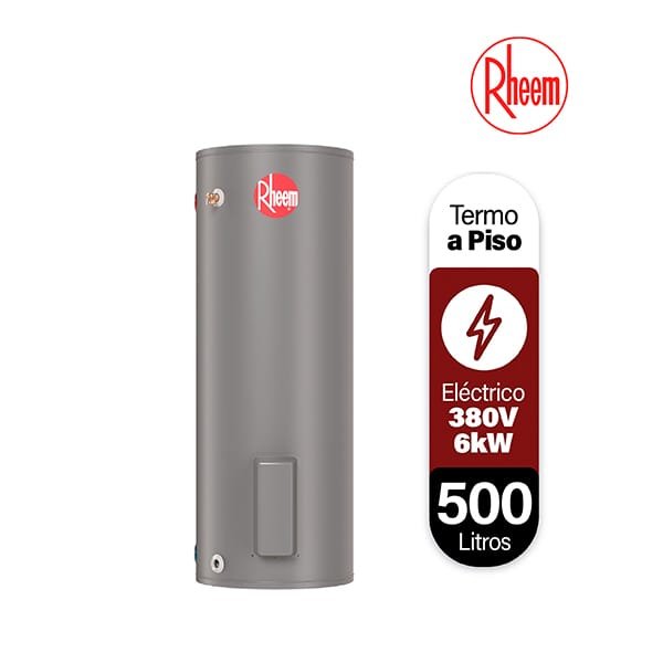 Termo Eléctrico de Piso 500 Litros 380V Rheem 1 Termo electrico de piso 500 litros Rheem 380V