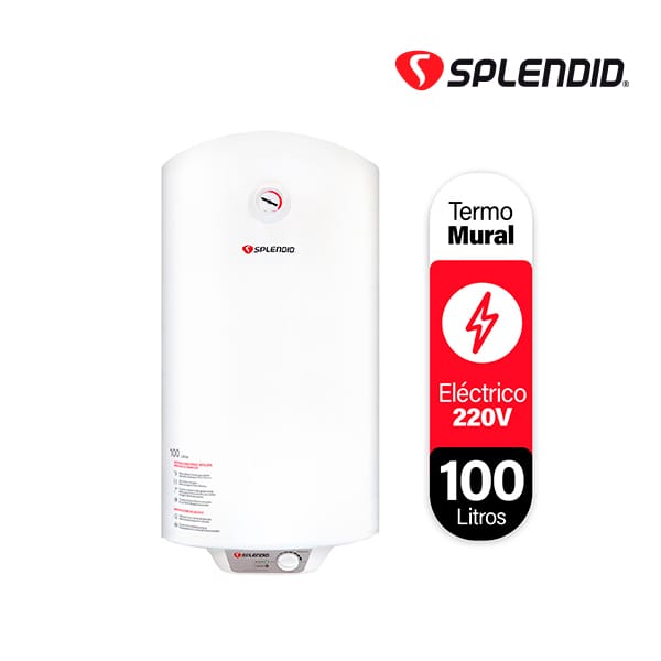Termo Eléctrico Mural 100 Litros Splendid 1 termo electrico splendid 100 litros 220v