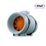 Ventilador en linea circular SODECA 2 velocidades 250mm Diametro 2440 rpm QMAX 1397 M3H 220V